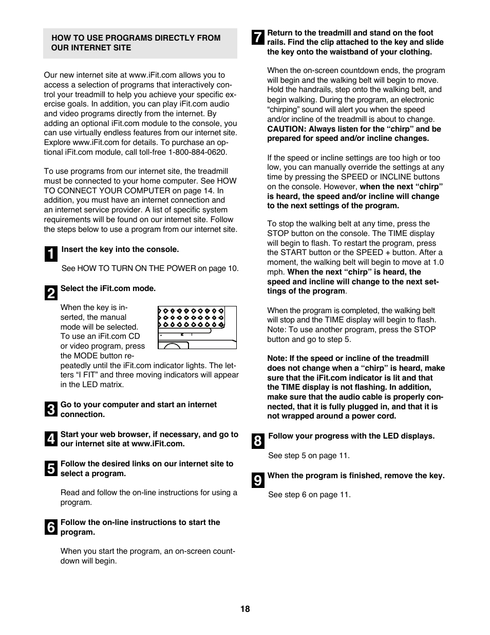 Reebok Fitness RBTL11990 User Manual | Page 18 / 30