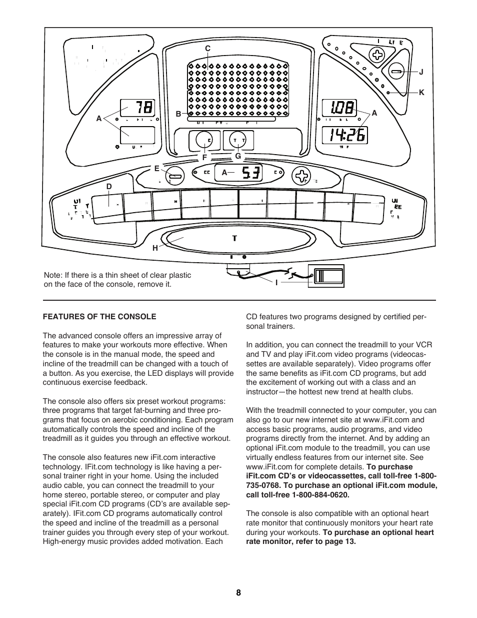 Reebok Fitness RBTL11990 User Manual | Page 8 / 30