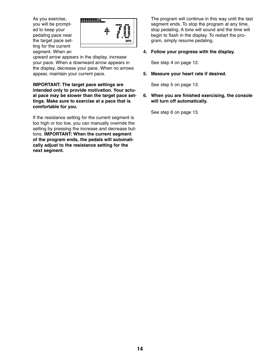 Reebok Fitness RBEX3976.2 User Manual | Page 14 / 24