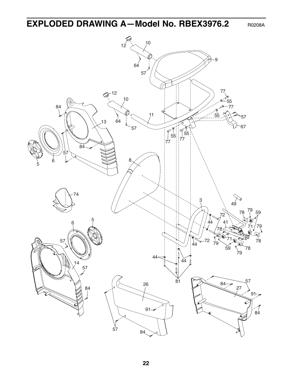 Reebok Fitness RBEX3976.2 User Manual | Page 22 / 24