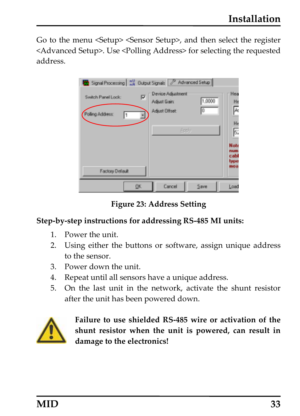 Installation, Mid 33 | RayTek 54301 User Manual | Page 41 / 93