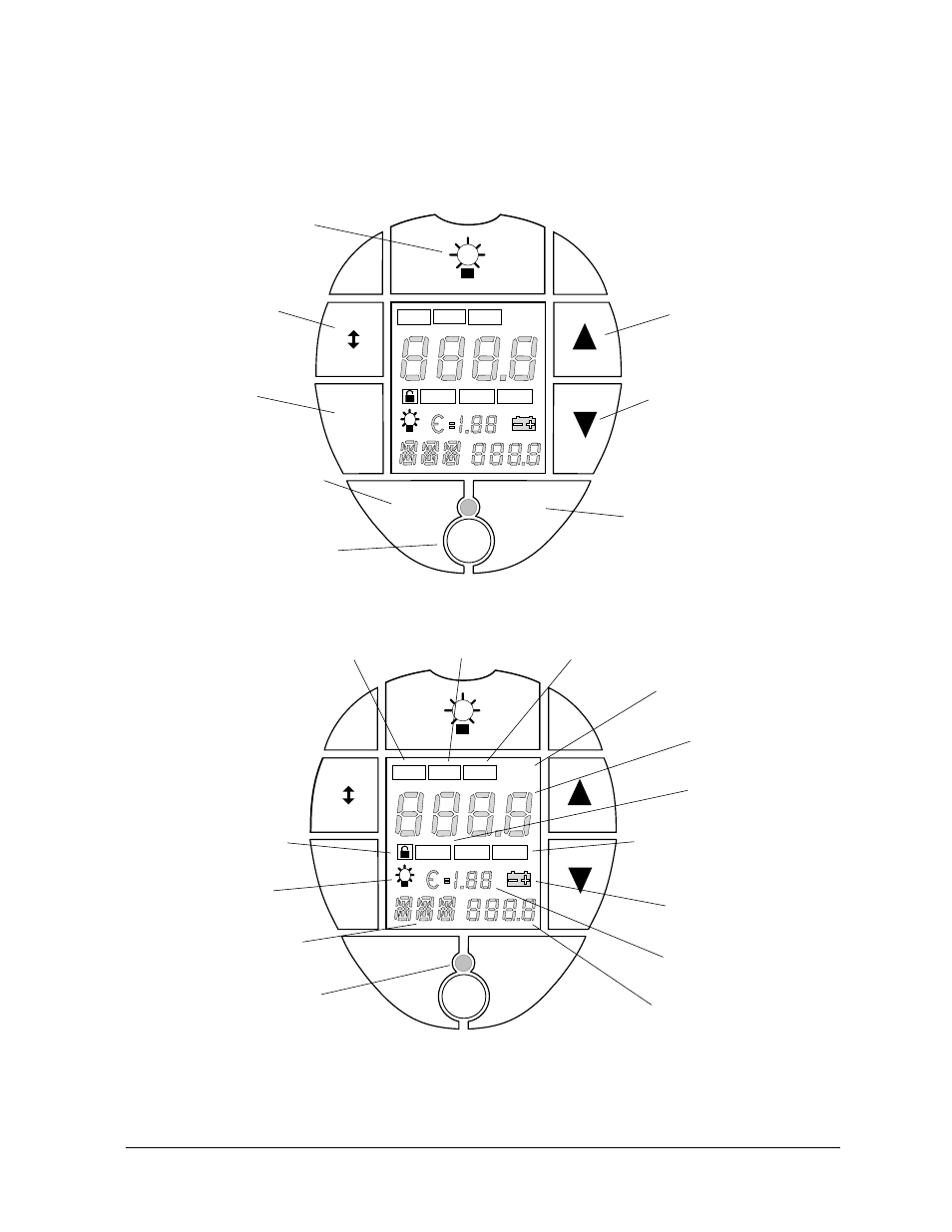 Figure 2-4: the control panel and display, Raynger 3i series operator’s manual 2-7 | RayTek 3i User Manual | Page 19 / 78