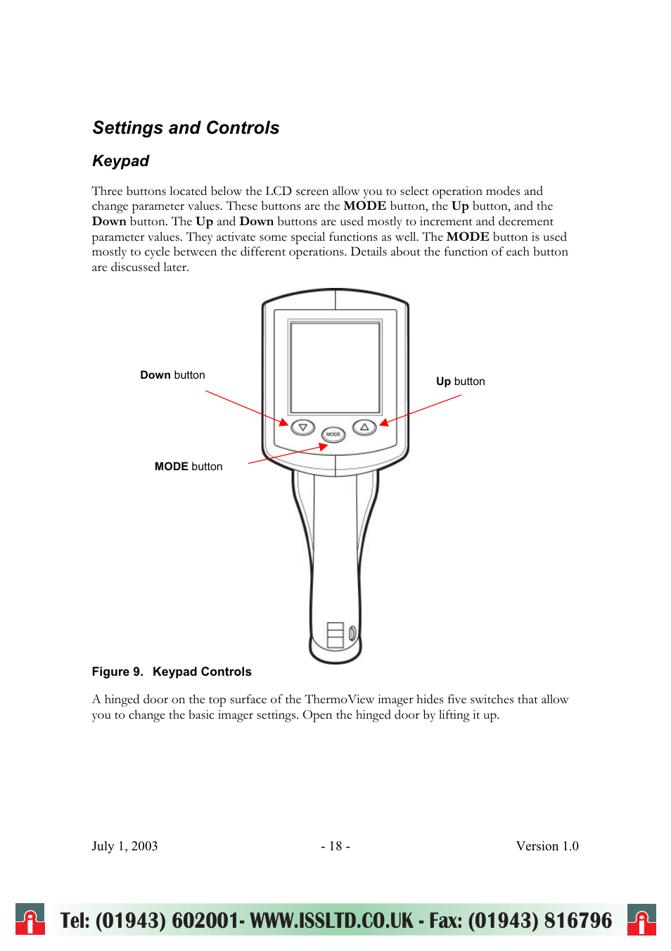 RayTek ThermoView Ti30 User Manual | Page 18 / 83