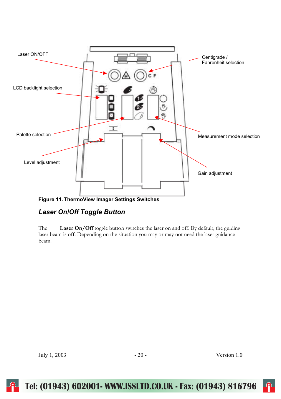 RayTek ThermoView Ti30 User Manual | Page 20 / 83