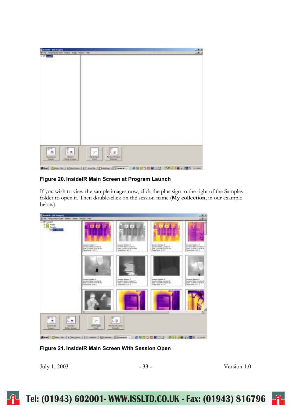 RayTek ThermoView Ti30 User Manual | Page 33 / 83