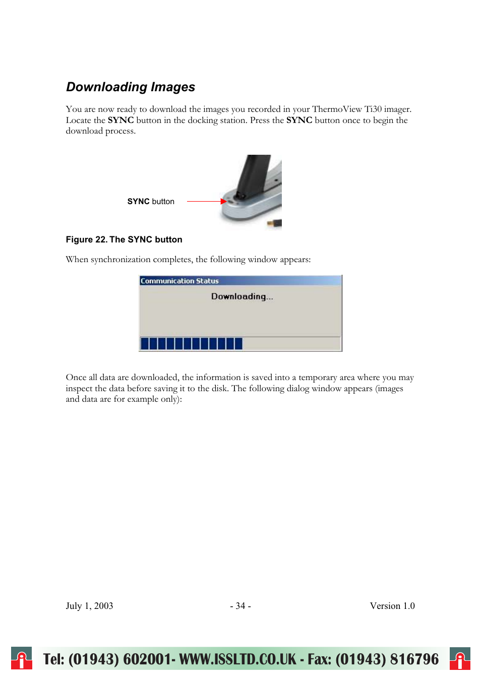 RayTek ThermoView Ti30 User Manual | Page 34 / 83