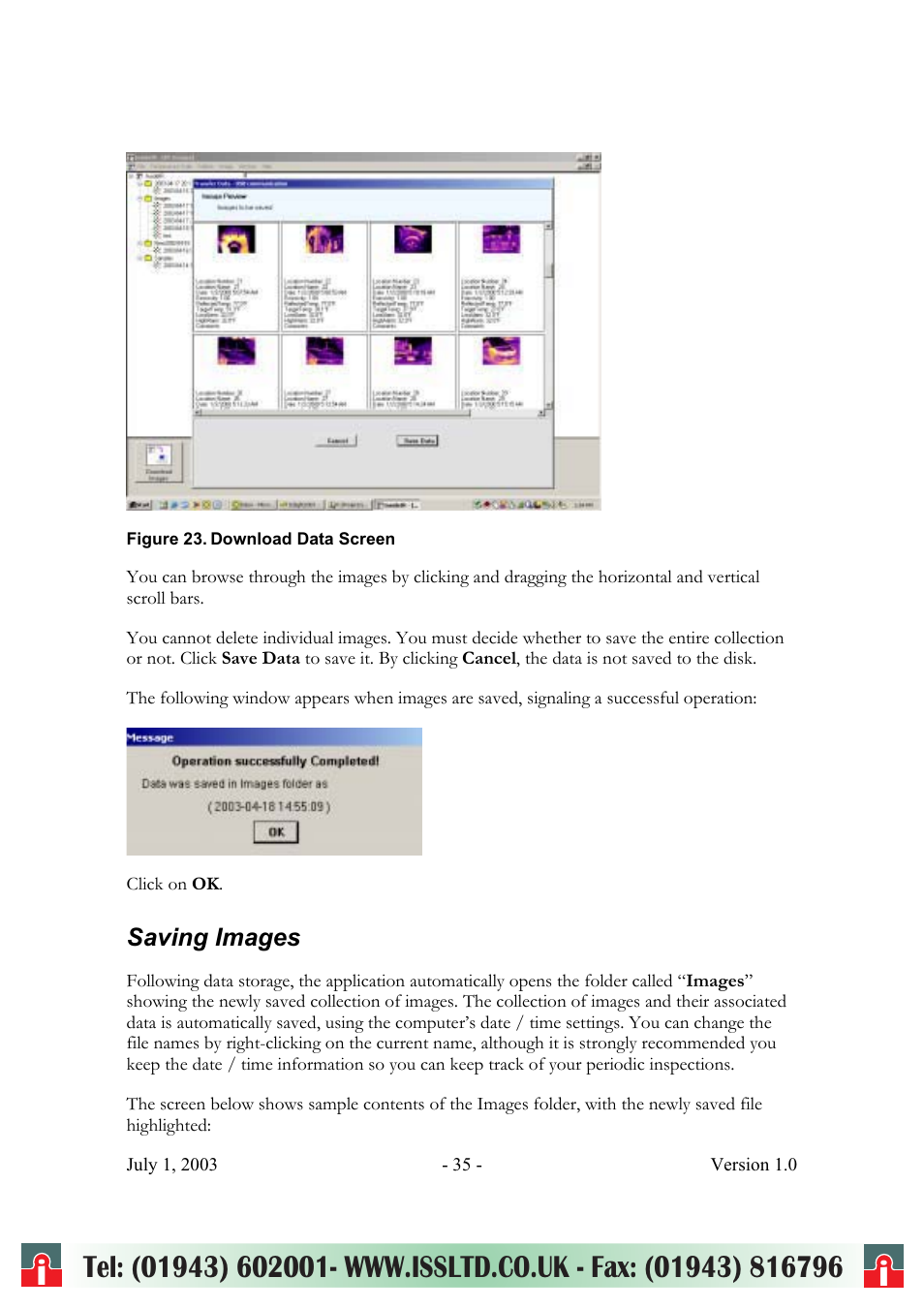 RayTek ThermoView Ti30 User Manual | Page 35 / 83