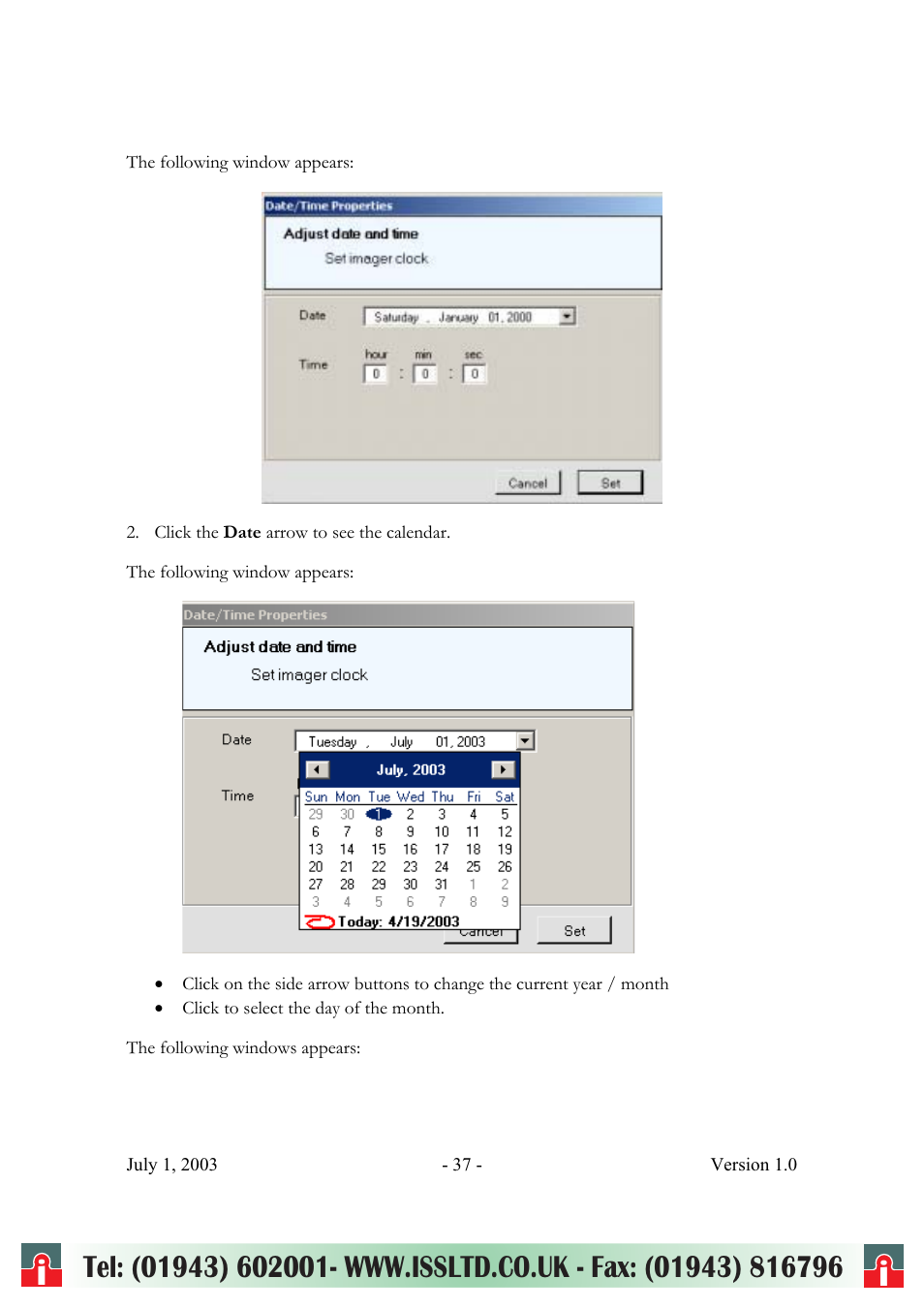 RayTek ThermoView Ti30 User Manual | Page 37 / 83