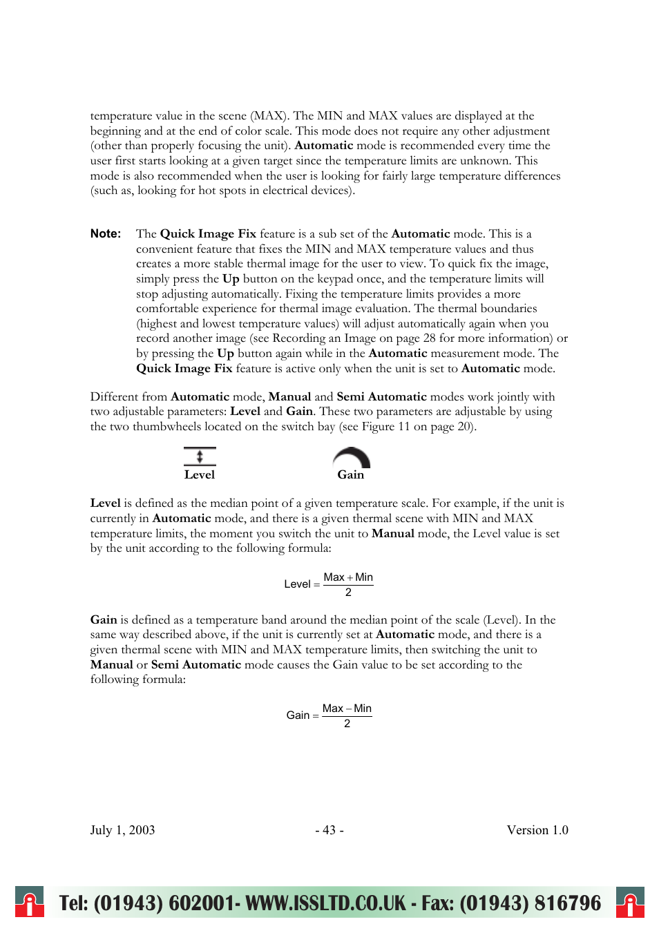 RayTek ThermoView Ti30 User Manual | Page 43 / 83