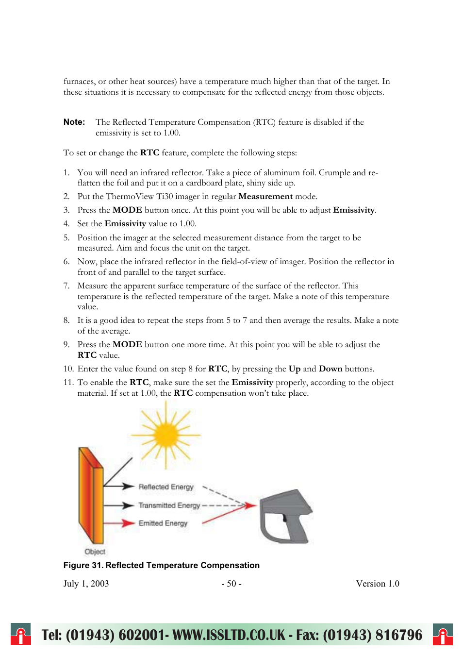 RayTek ThermoView Ti30 User Manual | Page 50 / 83