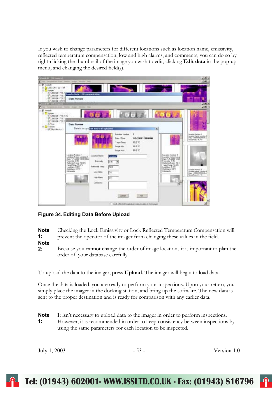 RayTek ThermoView Ti30 User Manual | Page 53 / 83