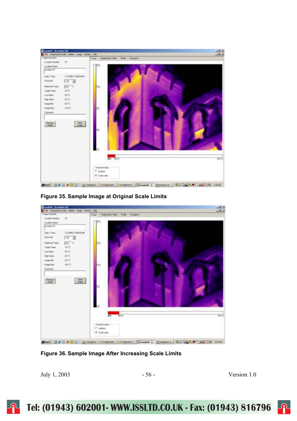 RayTek ThermoView Ti30 User Manual | Page 56 / 83
