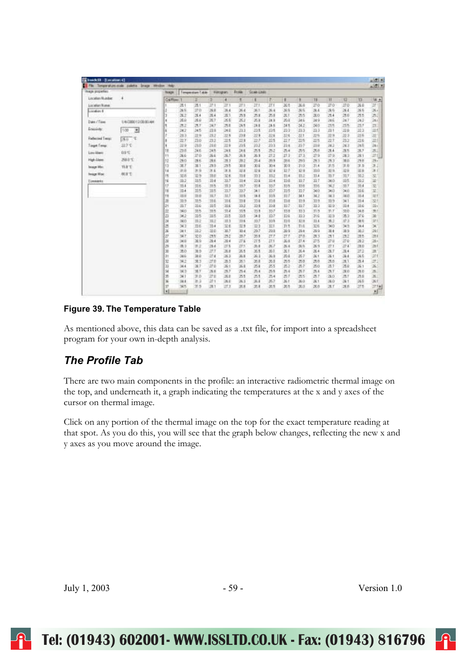 RayTek ThermoView Ti30 User Manual | Page 59 / 83