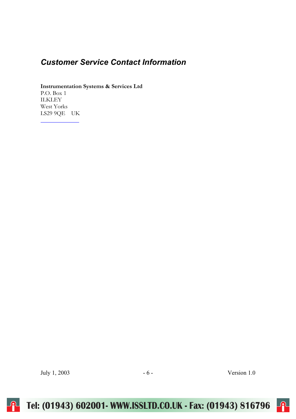 RayTek ThermoView Ti30 User Manual | Page 6 / 83