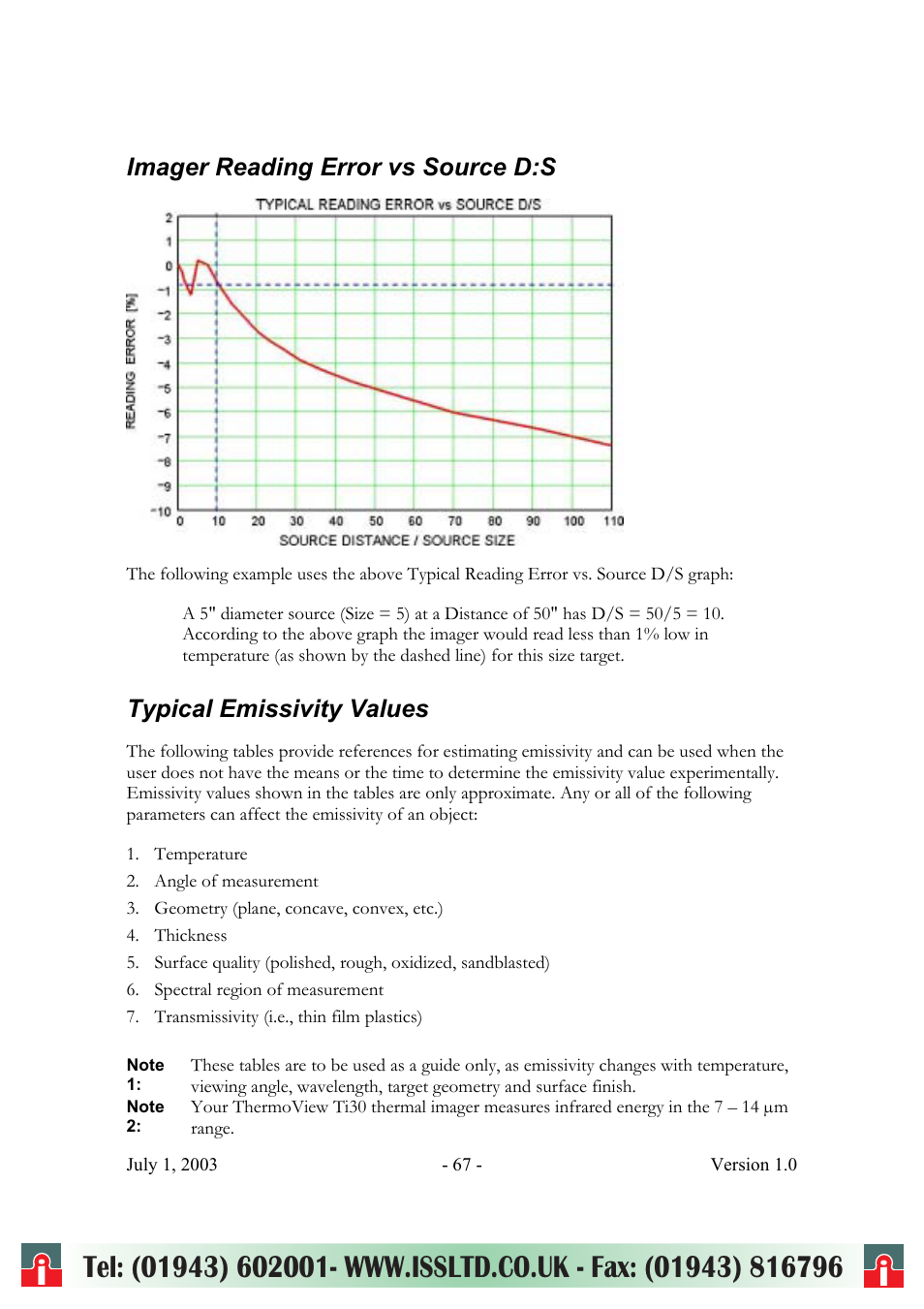 RayTek ThermoView Ti30 User Manual | Page 67 / 83