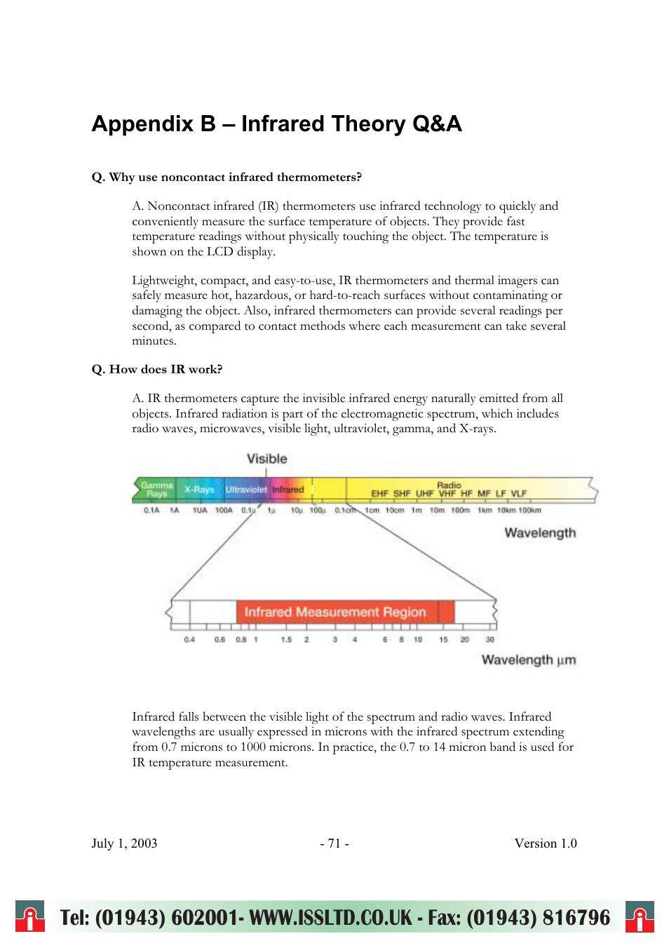 Appendix b – infrared theory q&a | RayTek ThermoView Ti30 User Manual | Page 71 / 83