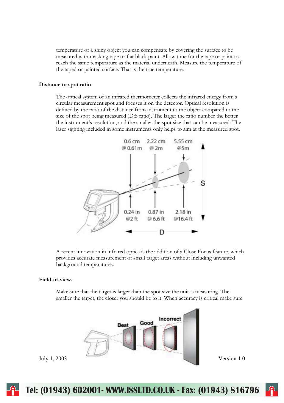 RayTek ThermoView Ti30 User Manual | Page 73 / 83