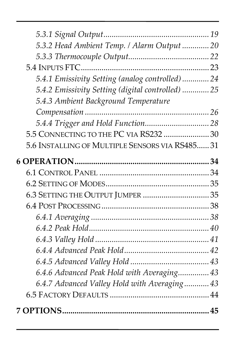 RayTek MI Miniature Infrared Sensor User Manual | Page 6 / 95