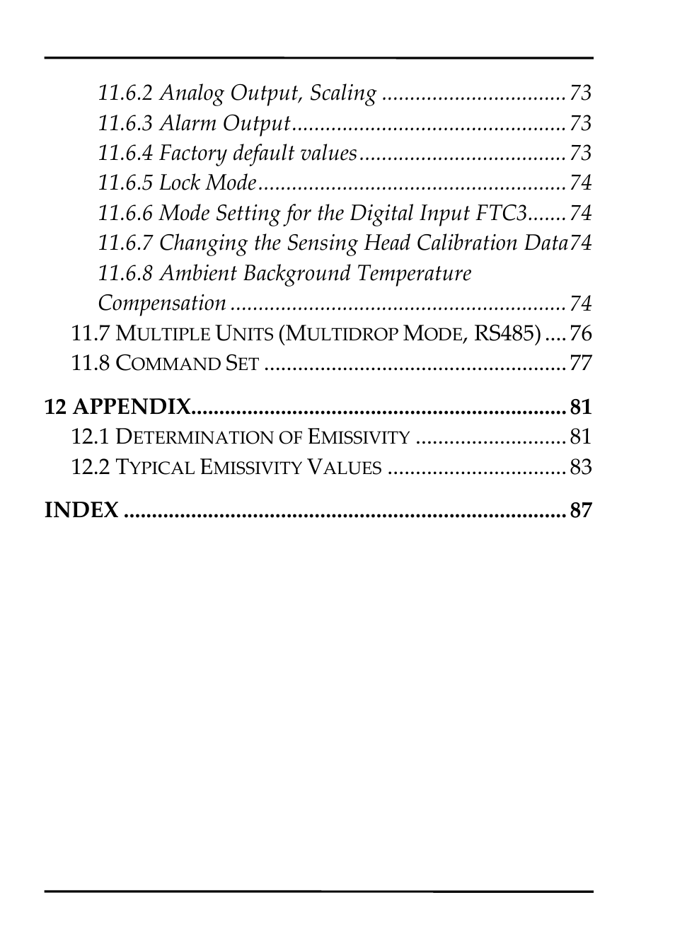 RayTek MI Miniature Infrared Sensor User Manual | Page 8 / 95