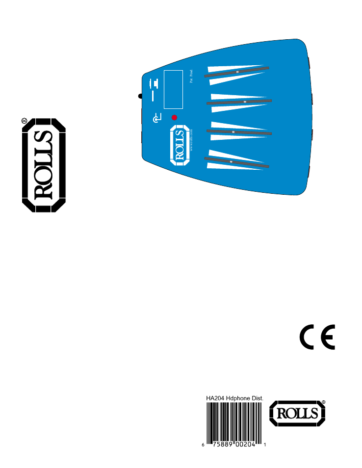 Rolls HA204 User Manual | 2 pages