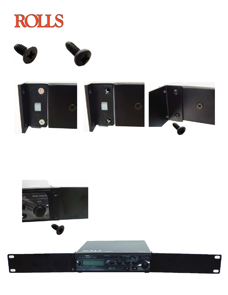 Rolls Rack Ear HR31 User Manual | 1 page