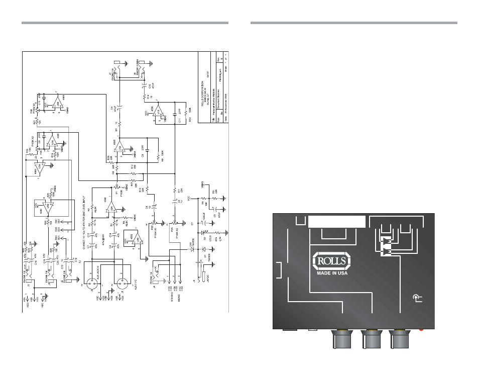 Ersonal, Onitor, Ixer plus | Rolls PM350B User Manual | Page 3 / 4