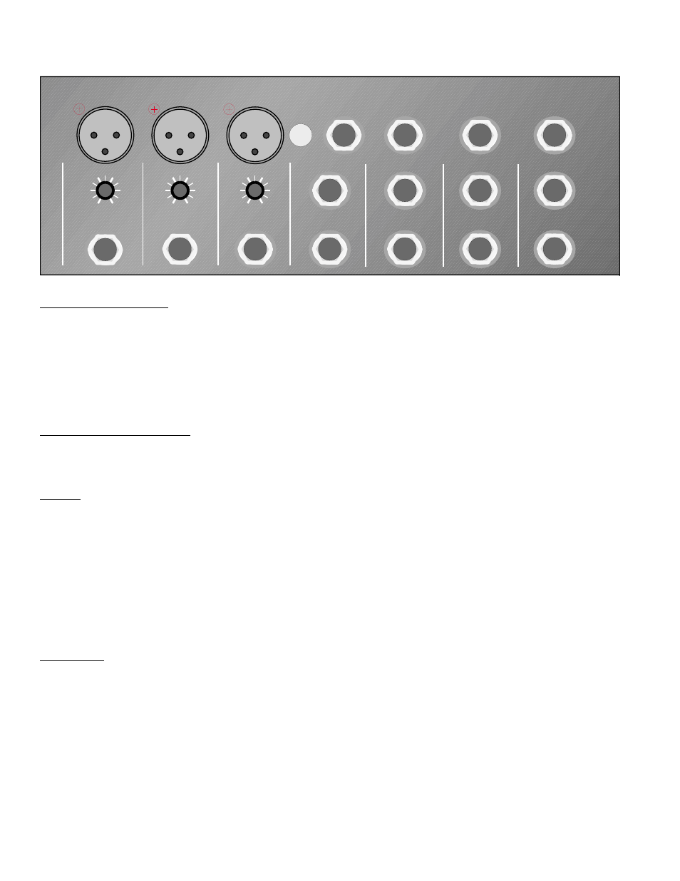 Jack panel description | Rolls MX902 User Manual | Page 4 / 8