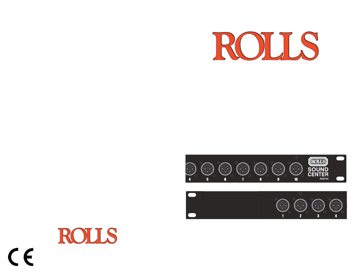 Rolls RDB109 User Manual | 2 pages