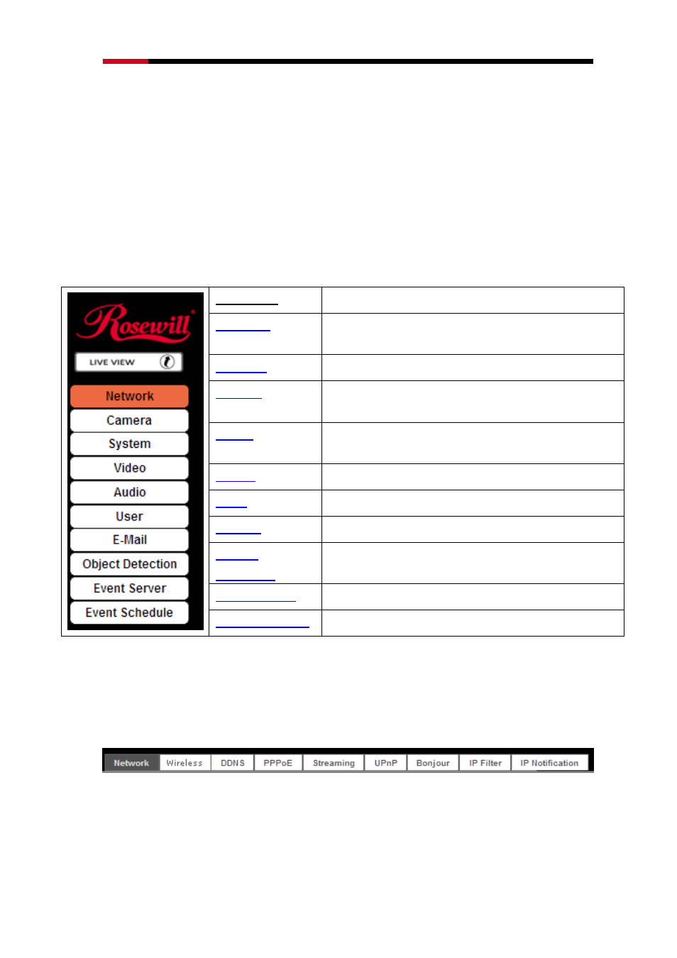 Chapter 4. managing the device, Setting, Network | Rosewill RXS-4324 User Manual | Page 28 / 77