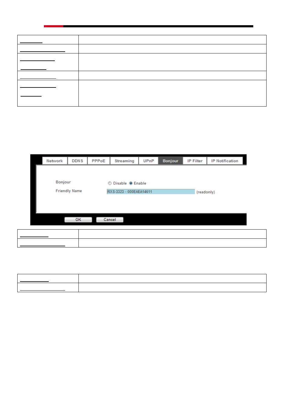 Bonjour, Ip filter | Rosewill RXS-4324 User Manual | Page 35 / 77