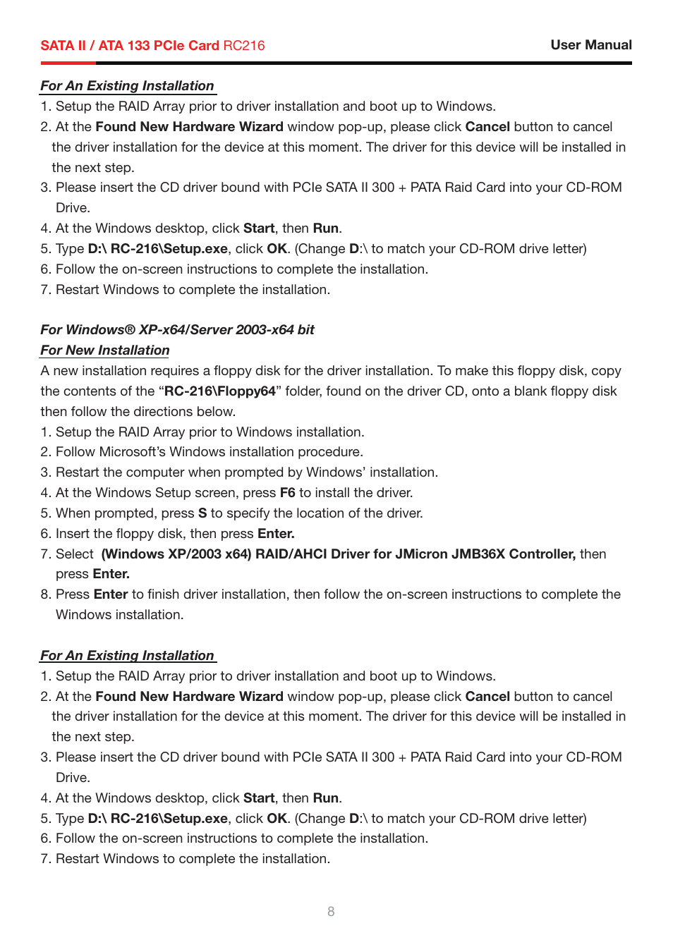 Rosewill RC216 User Manual | Page 10 / 13