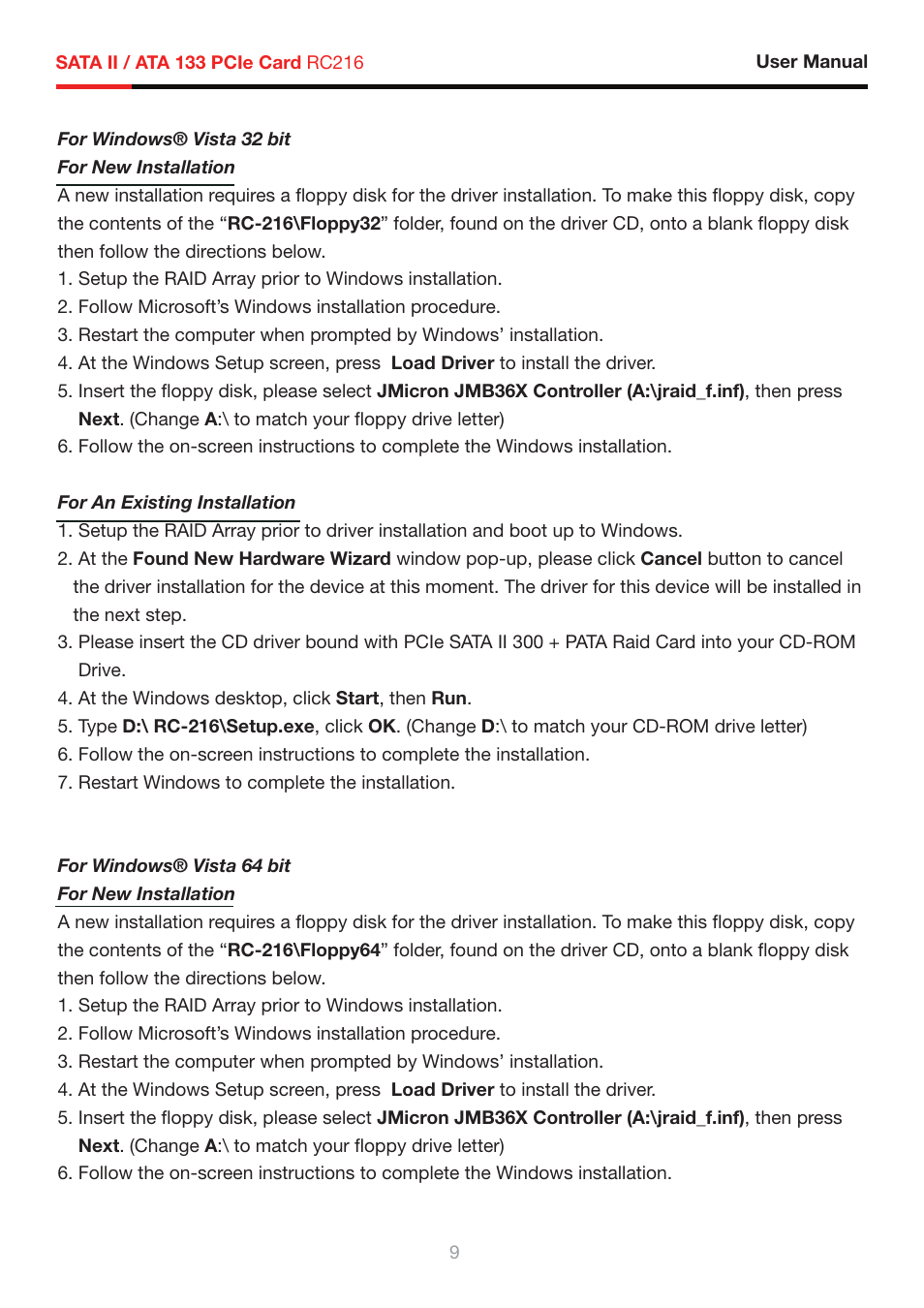 Rosewill RC216 User Manual | Page 11 / 13