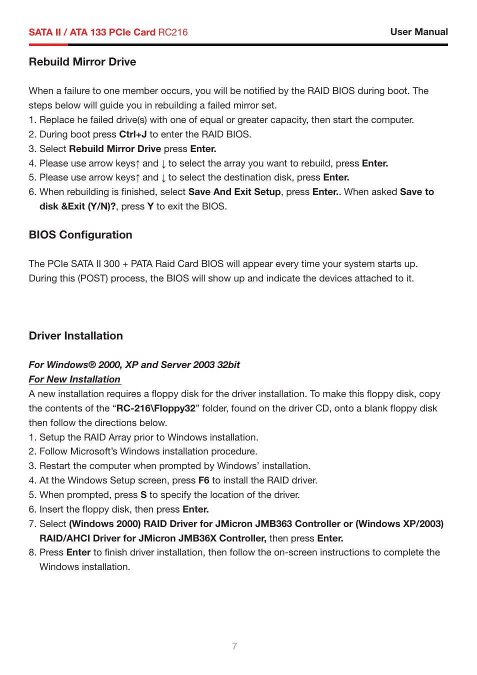 Rosewill RC216 User Manual | Page 9 / 13