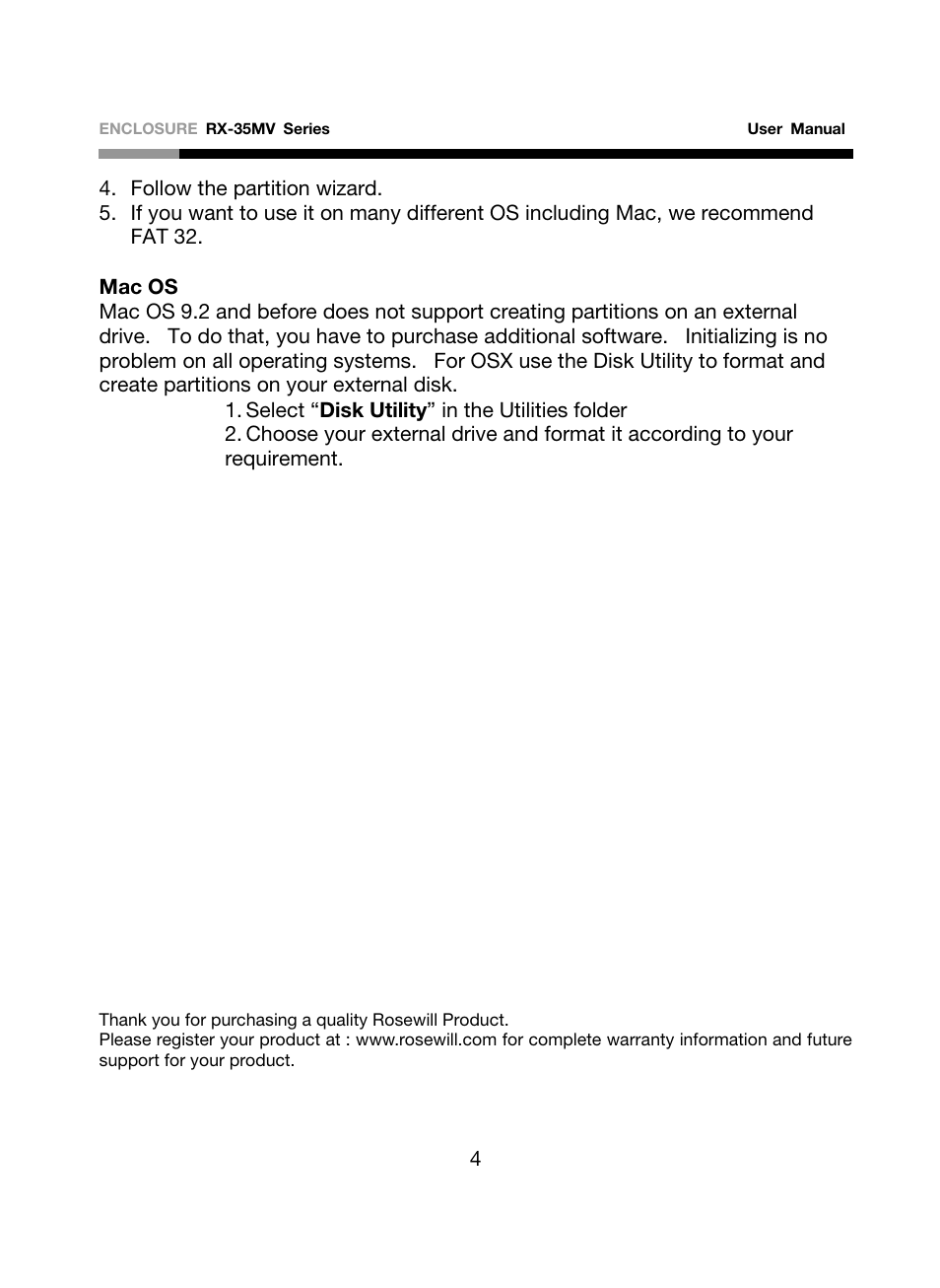 Rosewill RX-35MV User Manual | Page 5 / 5