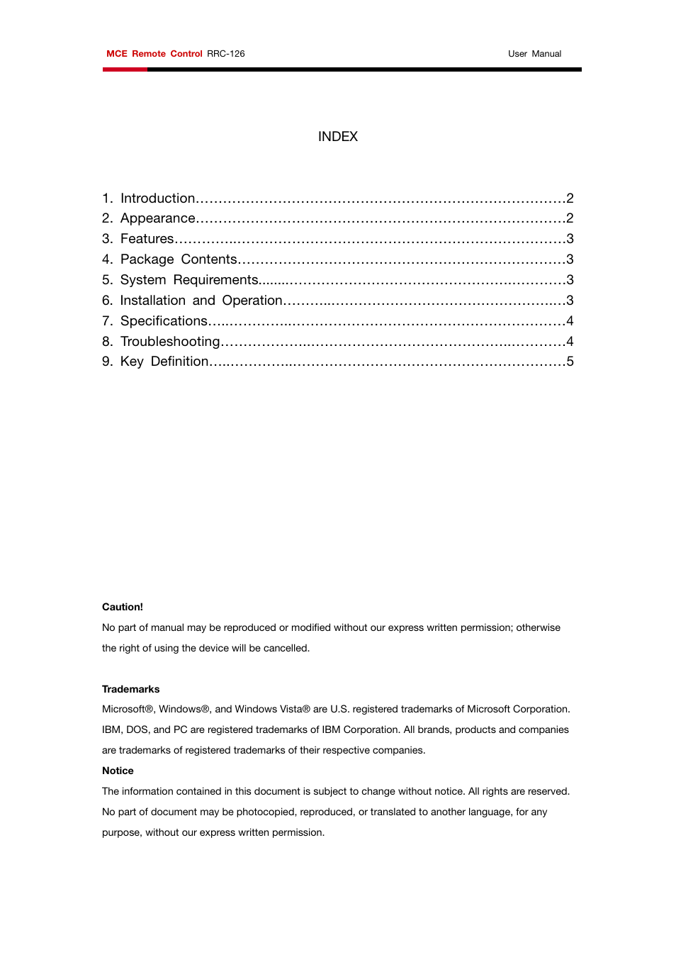 Rosewill RRC-126 User Manual | Page 2 / 8