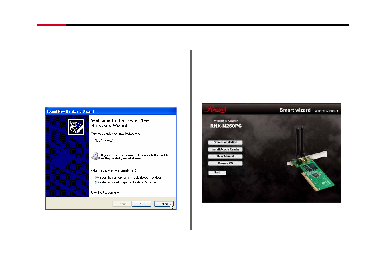 Rosewill WIRELESS N ADAPTER RNX-N250PC User Manual | Page 8 / 14