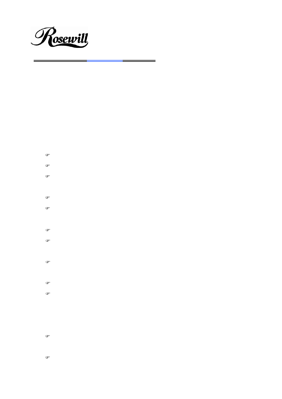 Rosewill RM1670 User Manual | 7 pages