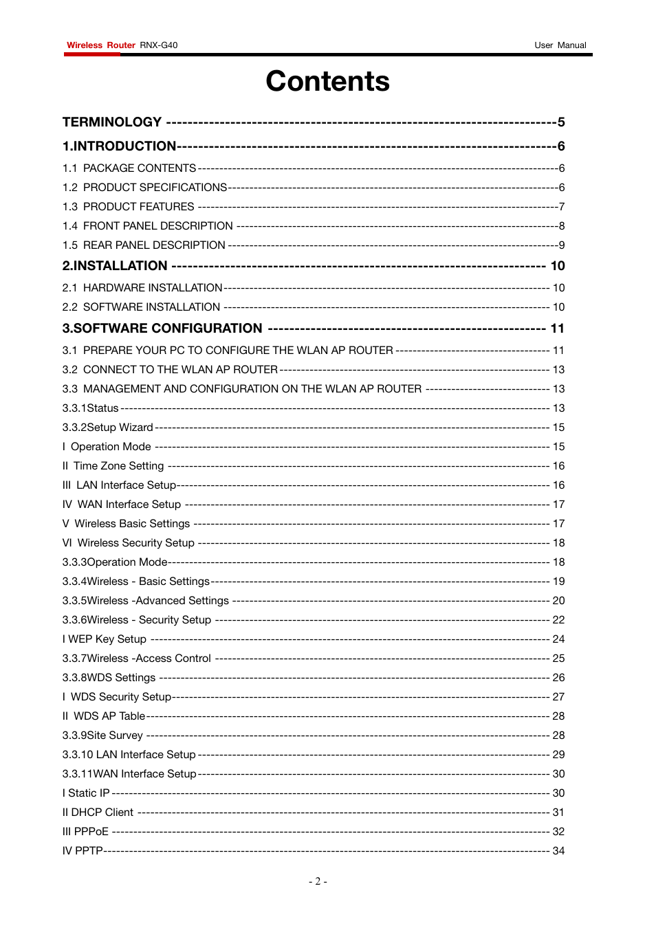 Rosewill RNX-G400 User Manual | Page 3 / 55