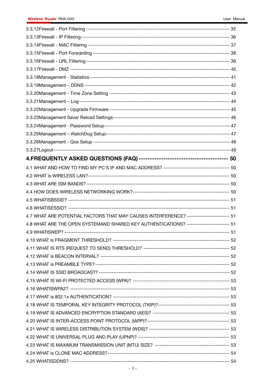 Rosewill RNX-G400 User Manual | Page 4 / 55