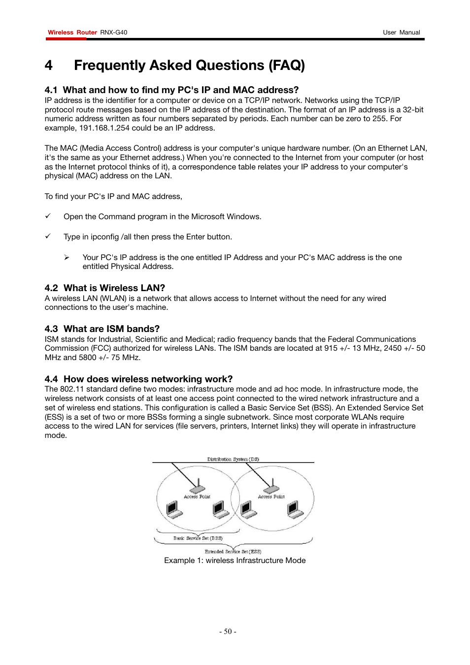 4 frequently asked questions (faq) | Rosewill RNX-G400 User Manual | Page 51 / 55