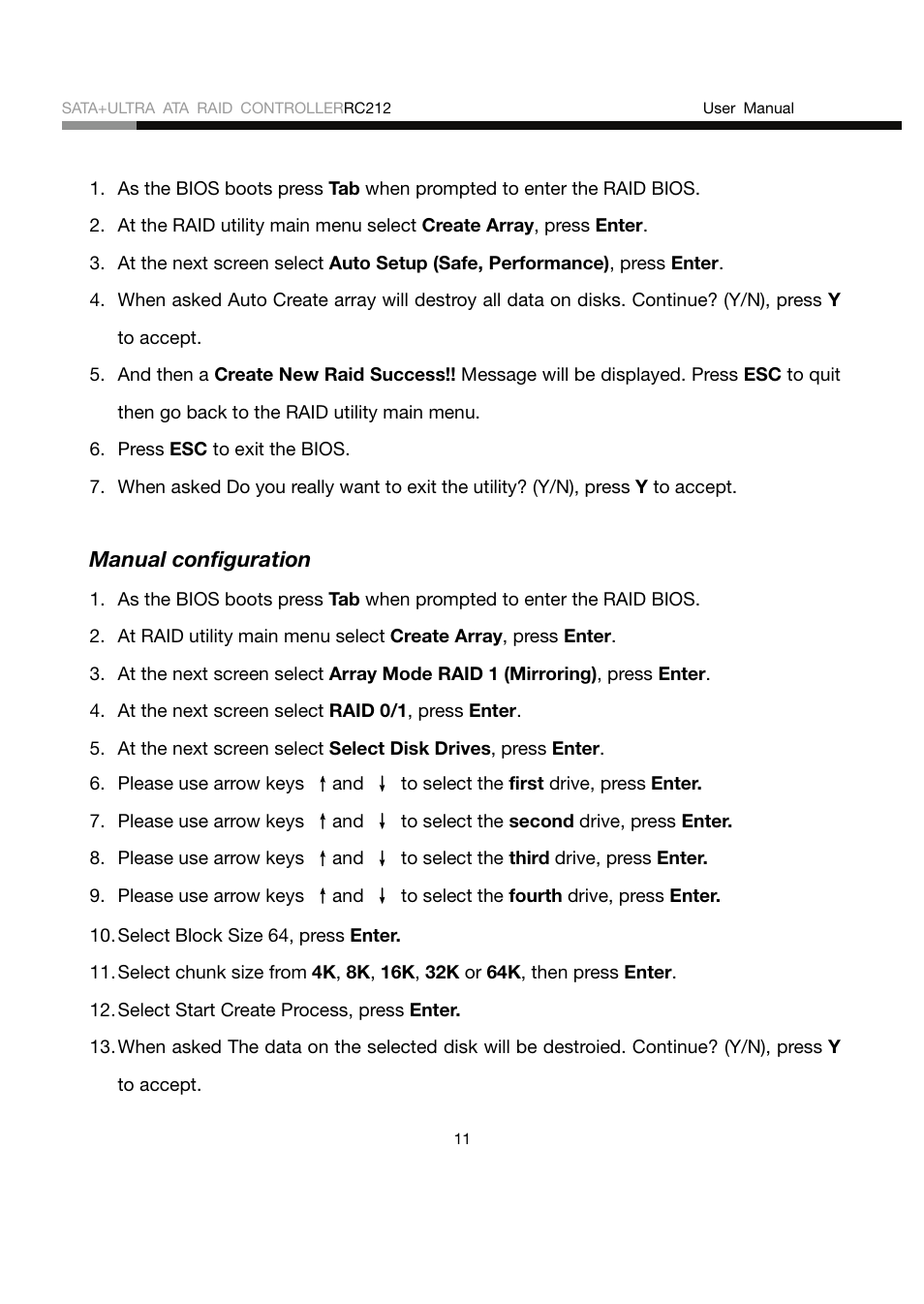 Rosewill RC212 User Manual | Page 11 / 24