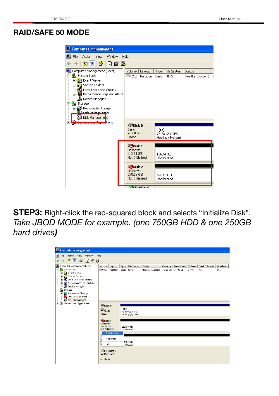 Step3, Raid/safe 50 mode | Rosewill R2-RAID User Manual | Page 20 / 29