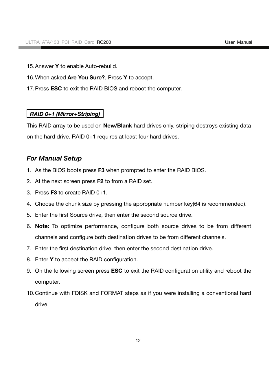 Rosewill RC200 User Manual | Page 12 / 28