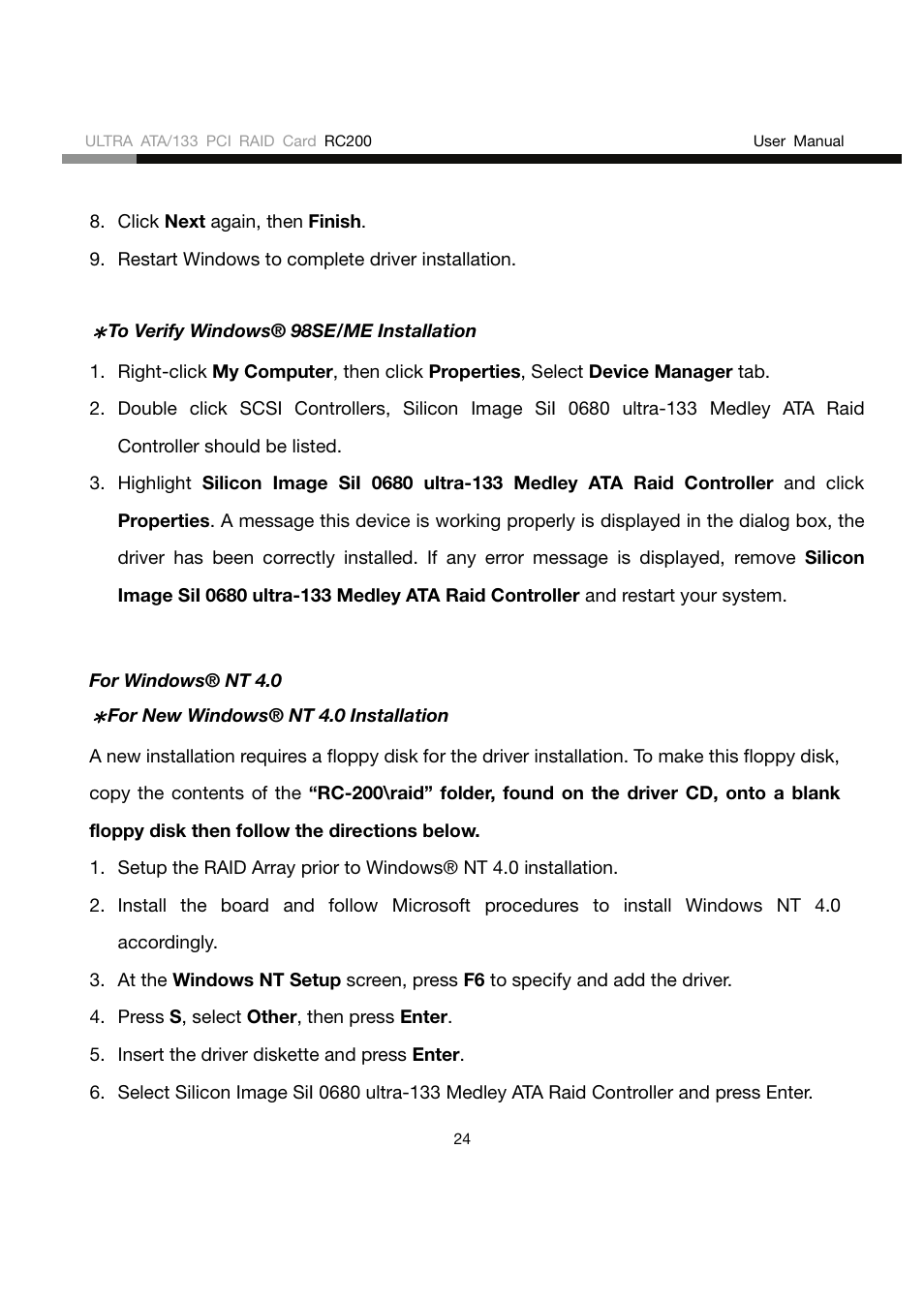 Rosewill RC200 User Manual | Page 24 / 28