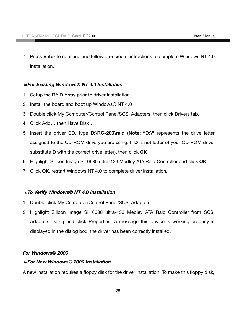 Rosewill RC200 User Manual | Page 25 / 28