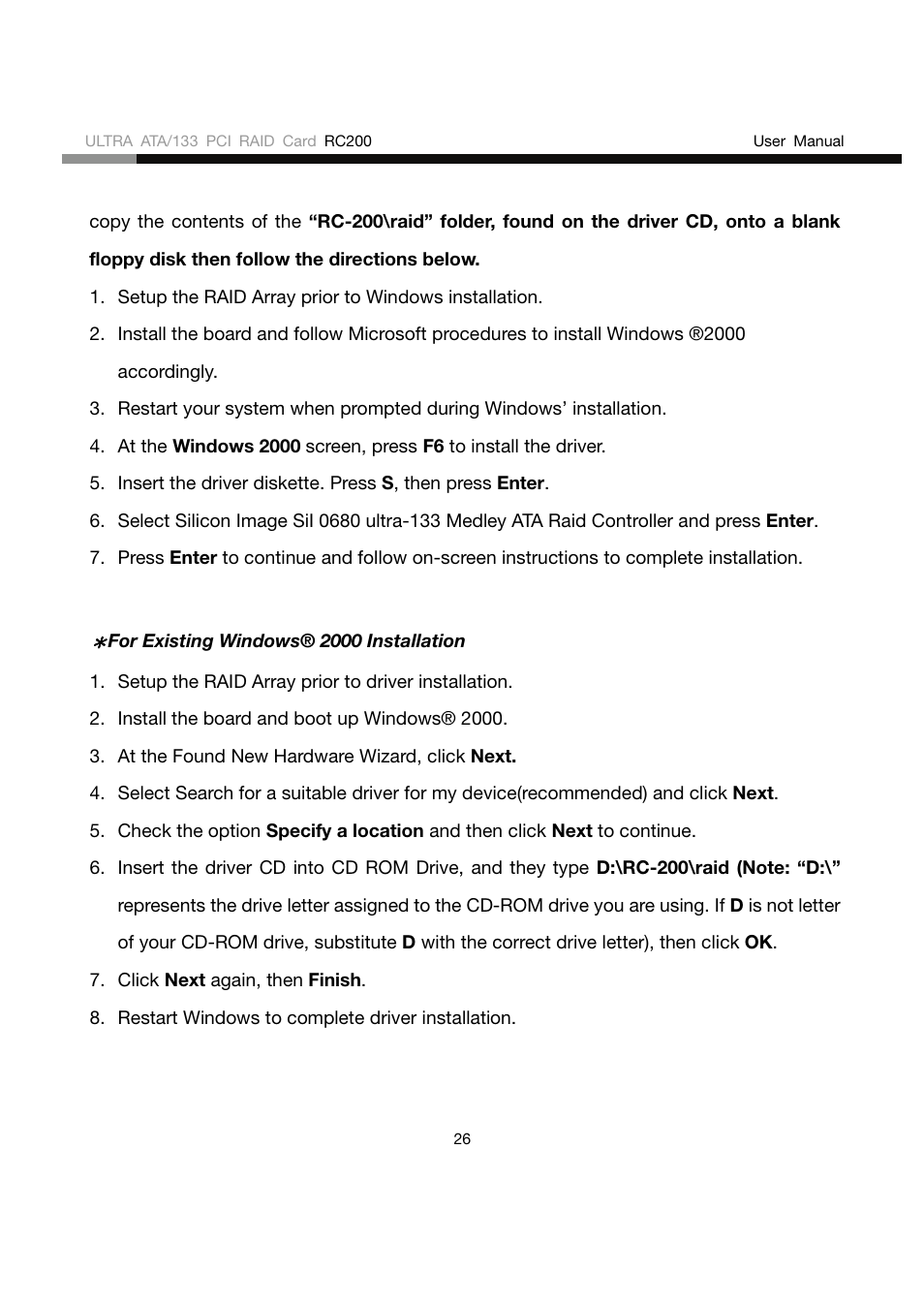 Rosewill RC200 User Manual | Page 26 / 28