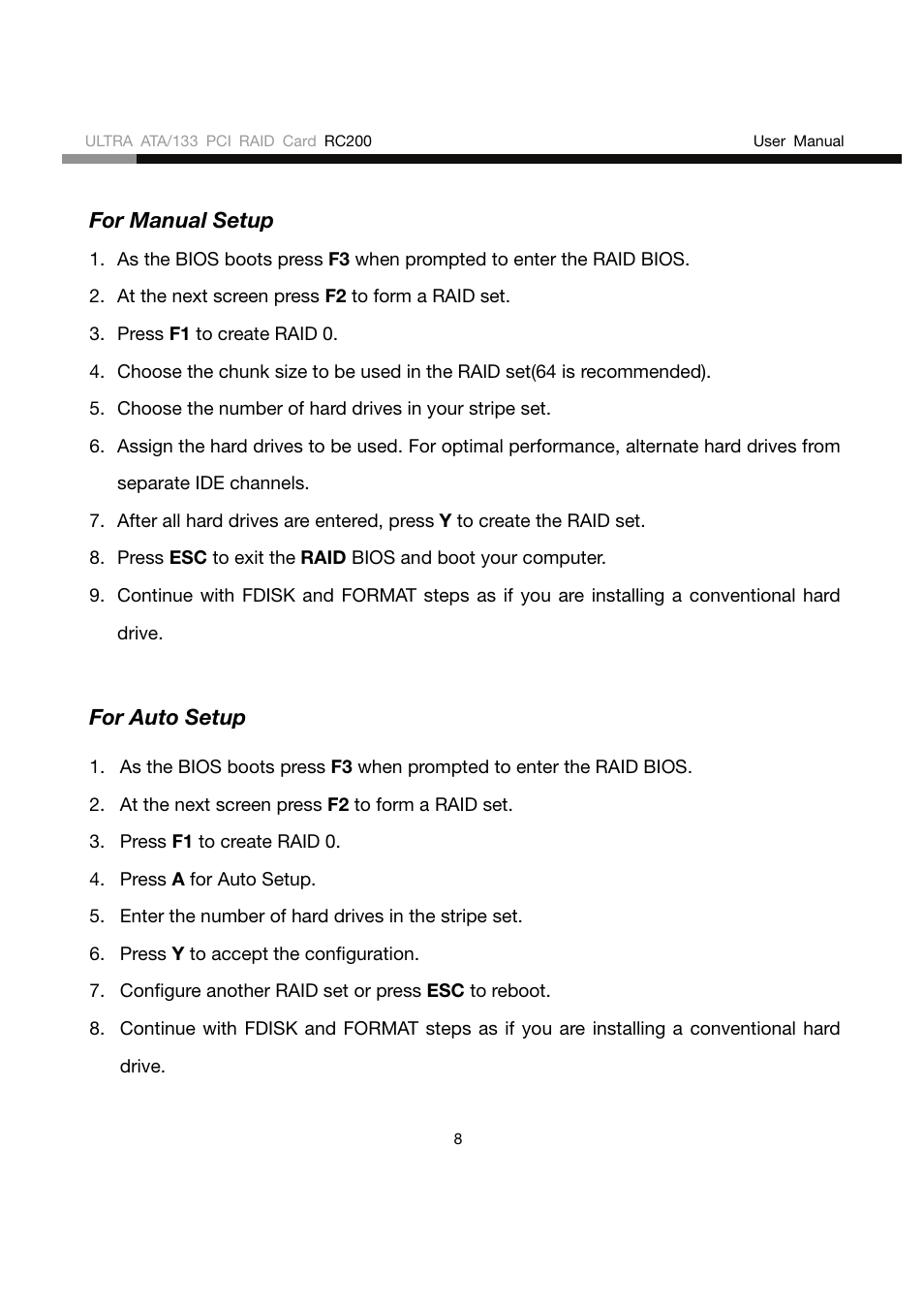 Rosewill RC200 User Manual | Page 8 / 28