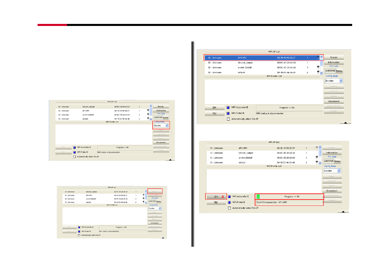 2 wps setup examples, 1 example to add to wps using pin method, Wps setup examples | Example to add to wps using pin method | Rosewill RNX-N150PCX User Manual | Page 40 / 46