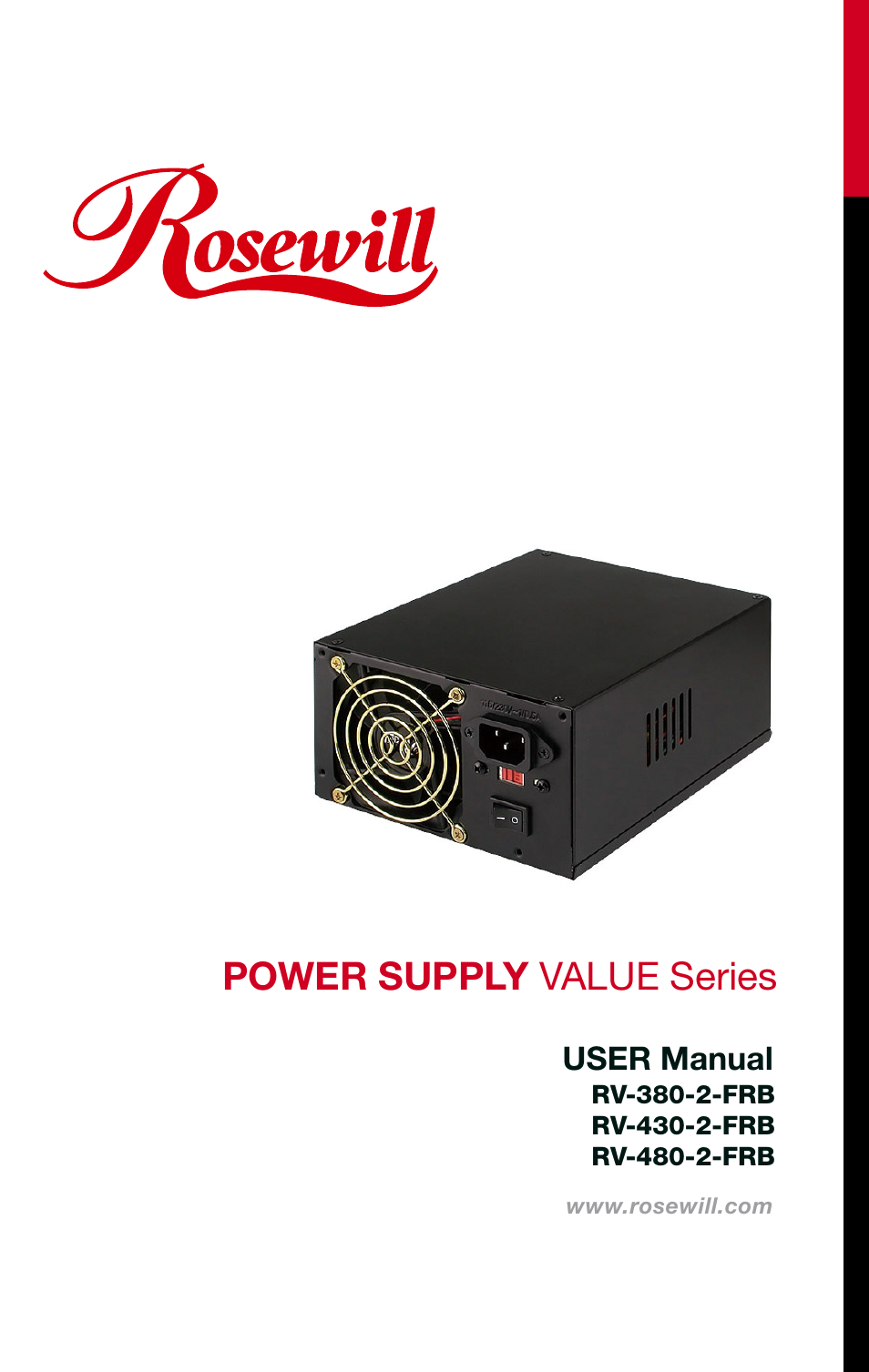 Rosewill RV-480-2-FRB User Manual | 14 pages