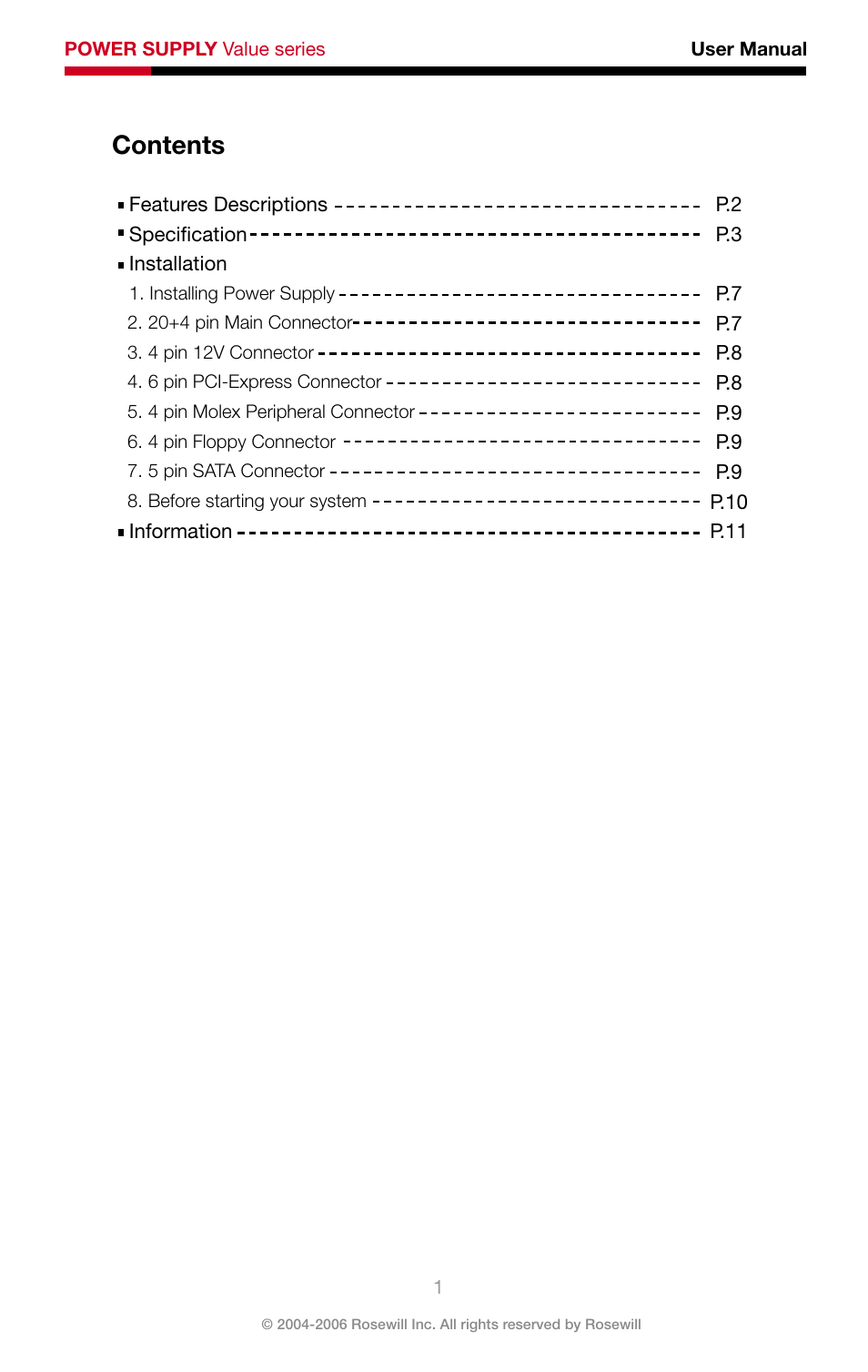 Rosewill RV-480-2-FRB User Manual | Page 2 / 14